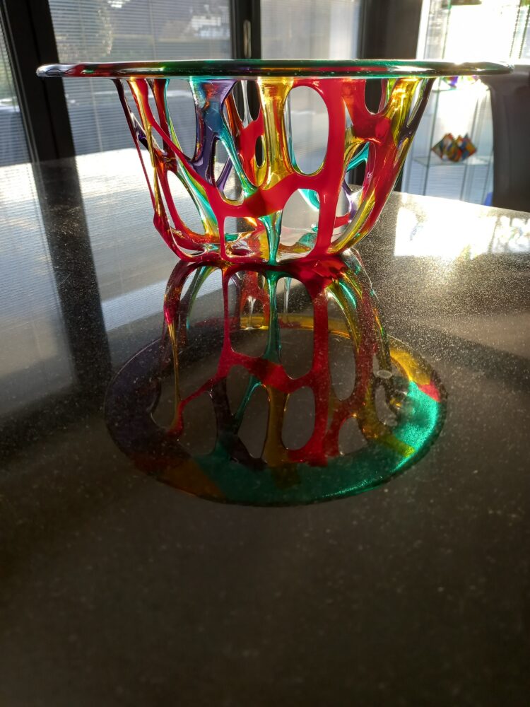 Bubblegum bowl - Glass
