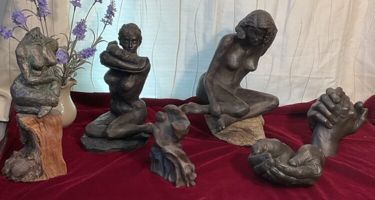 SueBassil2 - Patinated Bronzed in Clay