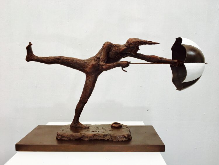 Out on a Limb - Resin original for edition bronzes