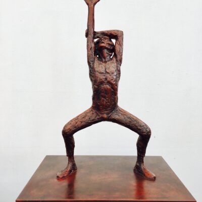 High 5 - Resin original for edition bronzes - H40cmxW30cmxD25cm - by Vincent Gray