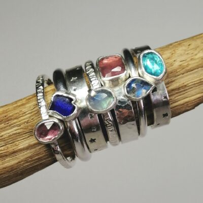 Rings - Silver, gemstones - Ring - by Rebecca Rose