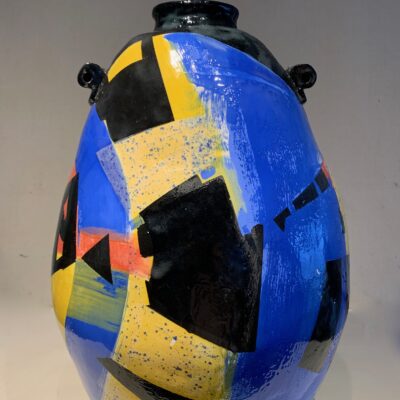 Pot 1 - glazed ceramic - 40cm heigh - by Grahame Dudley