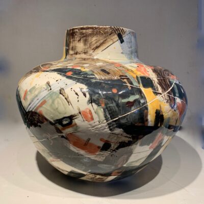 Pot 2 - glazed ceramic - 42cm heigh - by Grahame Dudley