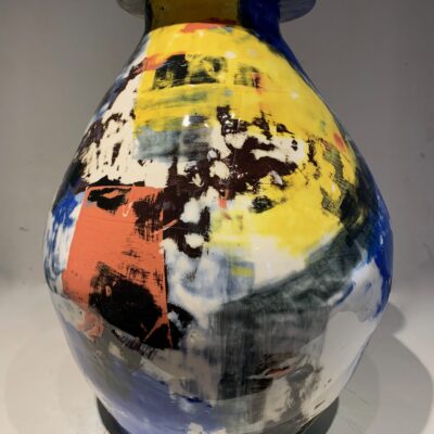 Pot 3 - glazed ceramic - 40cm heigh - by Grahame Dudley