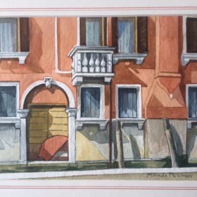 Fundament Sant'Andrea Venice - Watercolour - 17cm X 24cm - by Miranda Phillimore