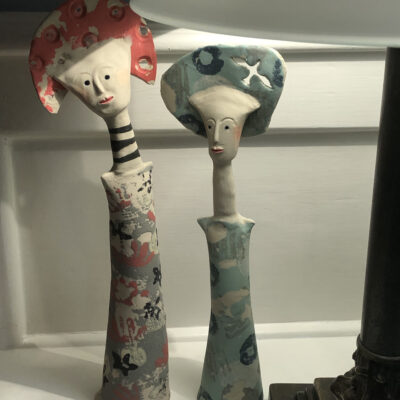 Ladies in Waiting - Clay - 20cm - by Toni Richards