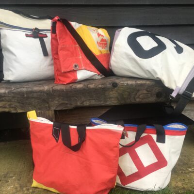 A selection of bespoke bags - Upcycled sails - Various - by Caroline Bonar