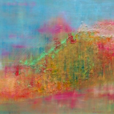 Mystical Mountain - Oil - 80 x 60 x 2 cm - by Dilek Canik