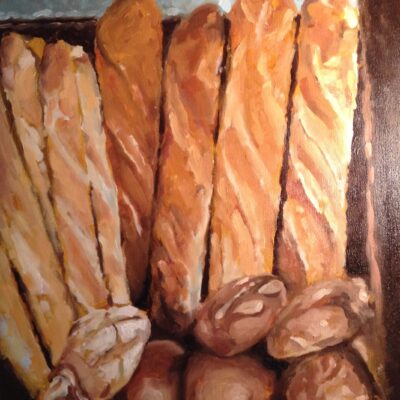 Bakery - oil on canvas - 350 x 500 - by Peter Robson