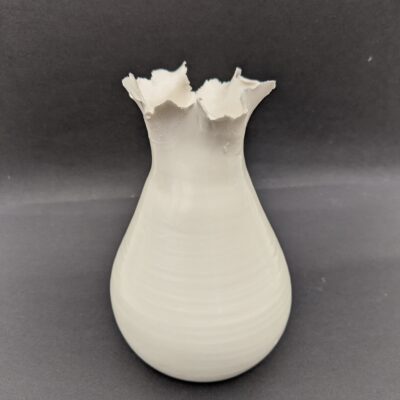 vase - manipulated porcelain