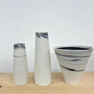 Tall vases - Porcelain - TBC - by Deborah Harwood