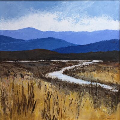 A Quiet Meander - Acrylic - 40x40cm - by Don Grant