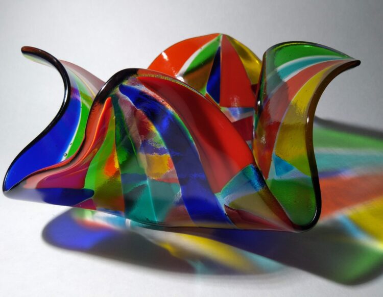 Fluted bowl - Glass
