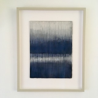 Blue - paper - 55cm x 45cm - by Sian van Driel