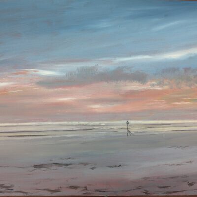 Low Tide - Oil on Canvas - 60 x 40 cms - by Linda Foskett