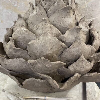 Artichoke - ceramic - 70cm - by Alexandra Beale