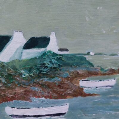 Brittany Coast - Acrylic - 51 x 41 cm - by Allan Tripp