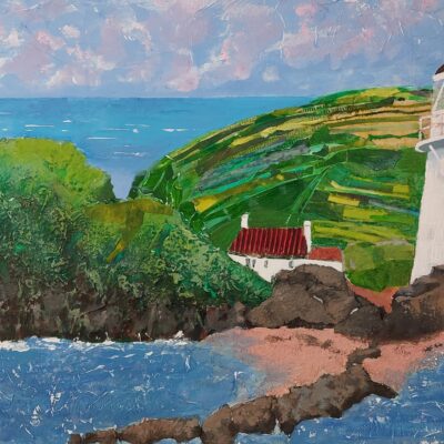 Lighthouse - Acrylic - 50cm x 40cm - by Allan Tripp