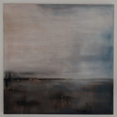estuary morning - oil on canvas - 900 x 900 mm - by Penny Hamblin