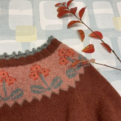 Auricula Sweater - Alpaca wool - Medium - by Rebecca Snelling