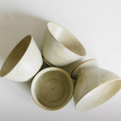 Ikebana vase - Stoneware clay - 15 x 20cm - by Kinga Amielucha