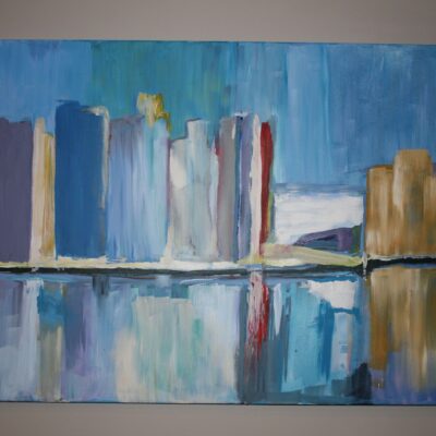 Skyline - Acrylic on canvas - 36