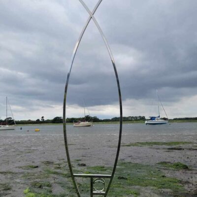 Stainless fish - stainless steel - 6ft - by John Gillespie