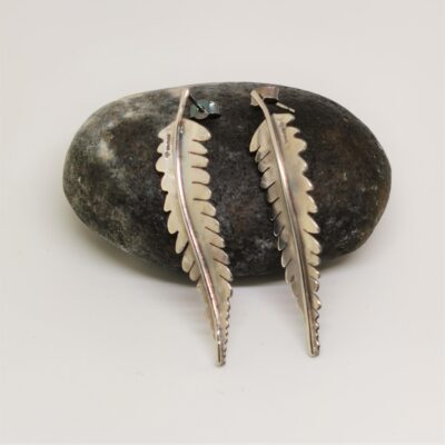 Fern Earrings - Sterling Silver - n/a - by Katherine Lawrie