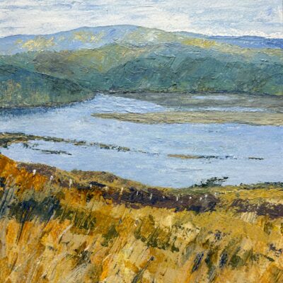 Dornoch Firth - Acrylic - 25cm wide x 35cm high - by Don Grant