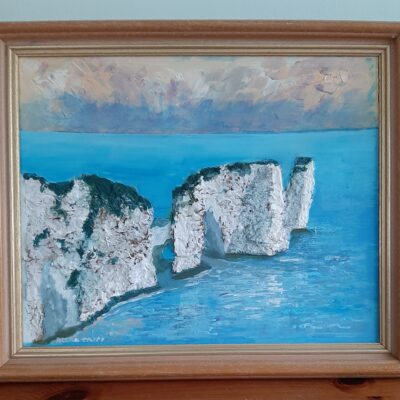 On the Dorset coast - Acrylic and mixed materials - 16