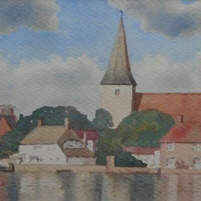 Bosham - Watercolour - 16.5 x 27.5 cm - by John Robinson