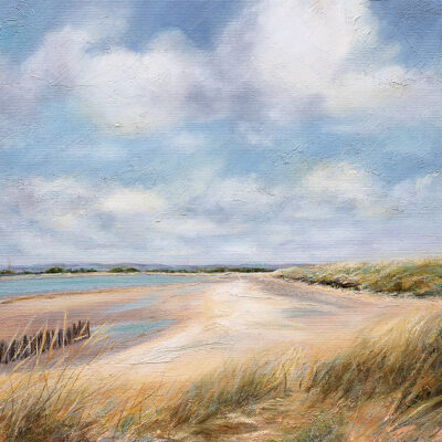 Open Skies - Oil - 50cm x 50cm - by Linda Vine