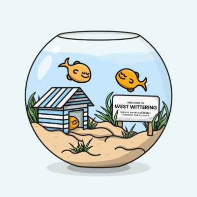 West Wittering Fish Bowl - Prints, Coasters, Mugs - N/A - by Ryan Marsh