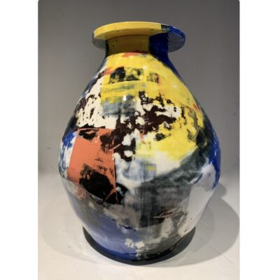 Large Vessel no.1 - Glazed ceramic - 48cm high - by Grahame Dudley