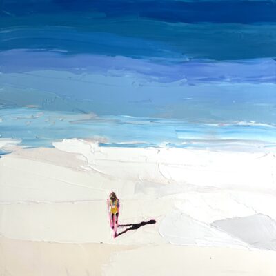 Making Space - Oil - 30 x 30 - by Angeline Tournier