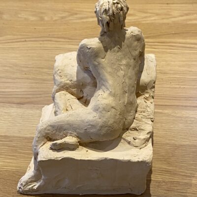 Sculptures of a Lady - Clay - 12 cm x 10 cm - by Patsy Parfitt