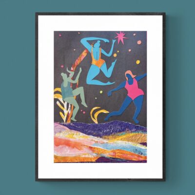 Wild Women - Collage - A3 - by Bec Hopkins