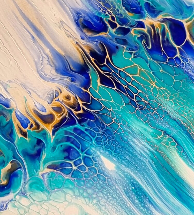Caroline Henderson 1 - acrylic pouring