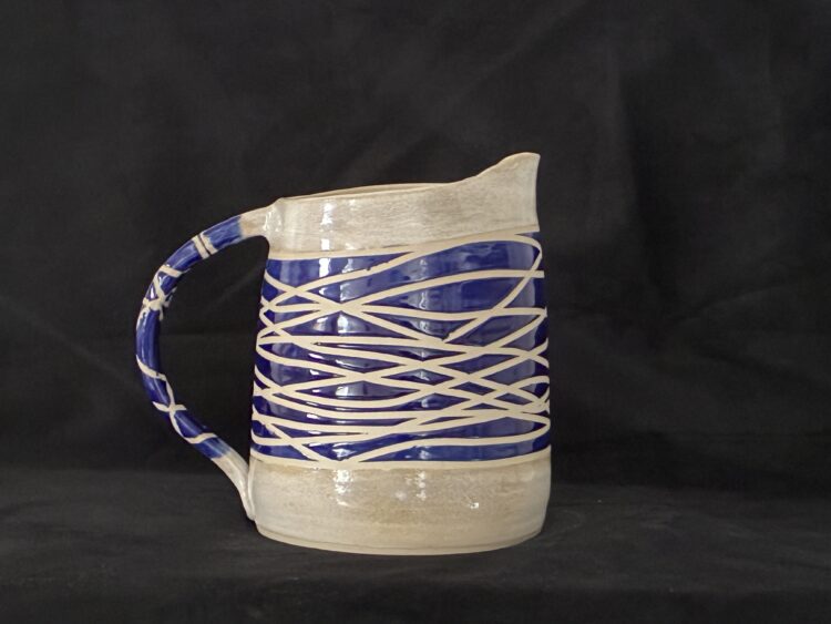 Meander jug - Thrown stoneware