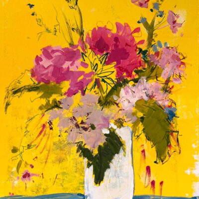 Cheery Bunch - Acrylic on paper - 59.4 cm x 84.1 cm - by Nicole Phillips