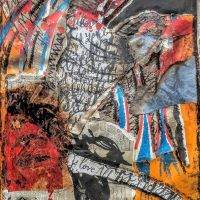 The Rage Within - Mixed media - A3 - by Gina Hankin