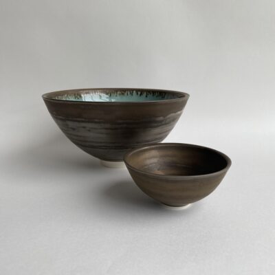 Bronze bowls - Porcelain - various - by Heather Muir
