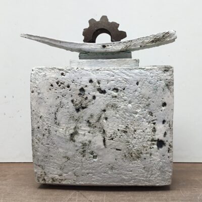 lidded pot - ceramic - medium - by Jenny Murrell