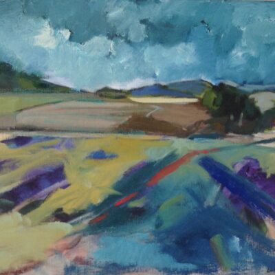 Beach at Noon - Oil - 54x84 cm - by Liz Luffingham