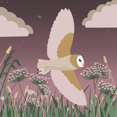 Twilight Hunter - Digital - 12x12 - by Alison Carpenter