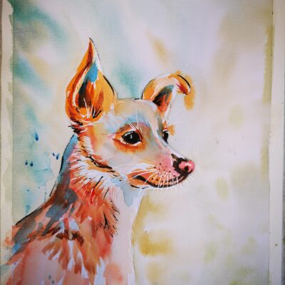 Breeze - Watercolour - 25cm x 35cms - by Mandy Coupar