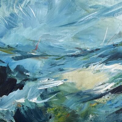 First Place - Acrylic on paper - 59.4 cm x 84.1 cm - by Nicole Phillips