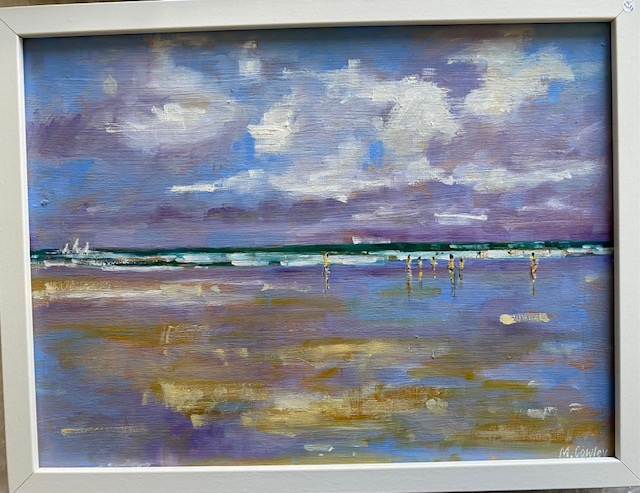 Low tide West Wittering - Oil