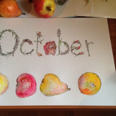 October - Watercolour - A3 - by Beth Wakeford