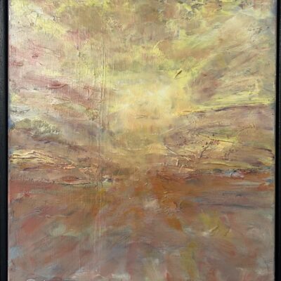 Golden Hour - Oil - 36 in x 24 in - by Julie Cleverly